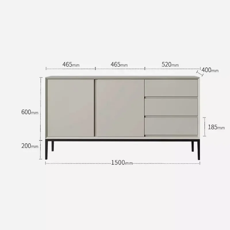 Living Room Decoration Cabinets Kitchen Nordic Vintage Display Cabinet Drawer Storage Schrak Für Wohnzimmer Home Furniture