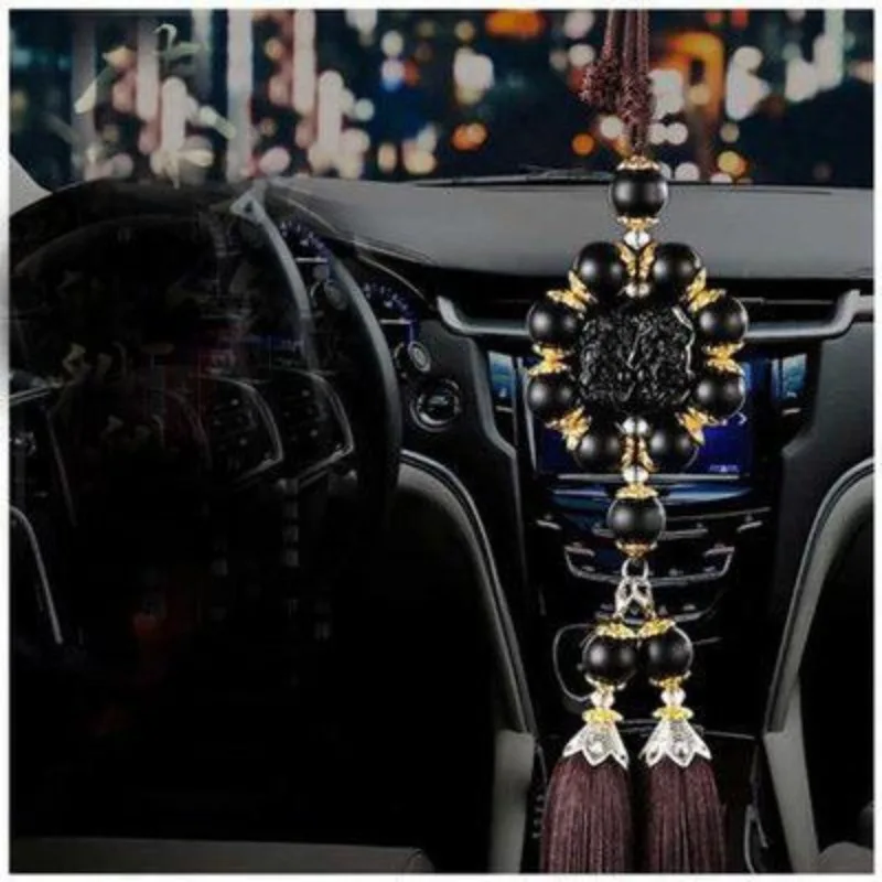 In and out of the safe car pendant Dhi Xiu car interior decoration male high-grade creative car rearview mirror decoration