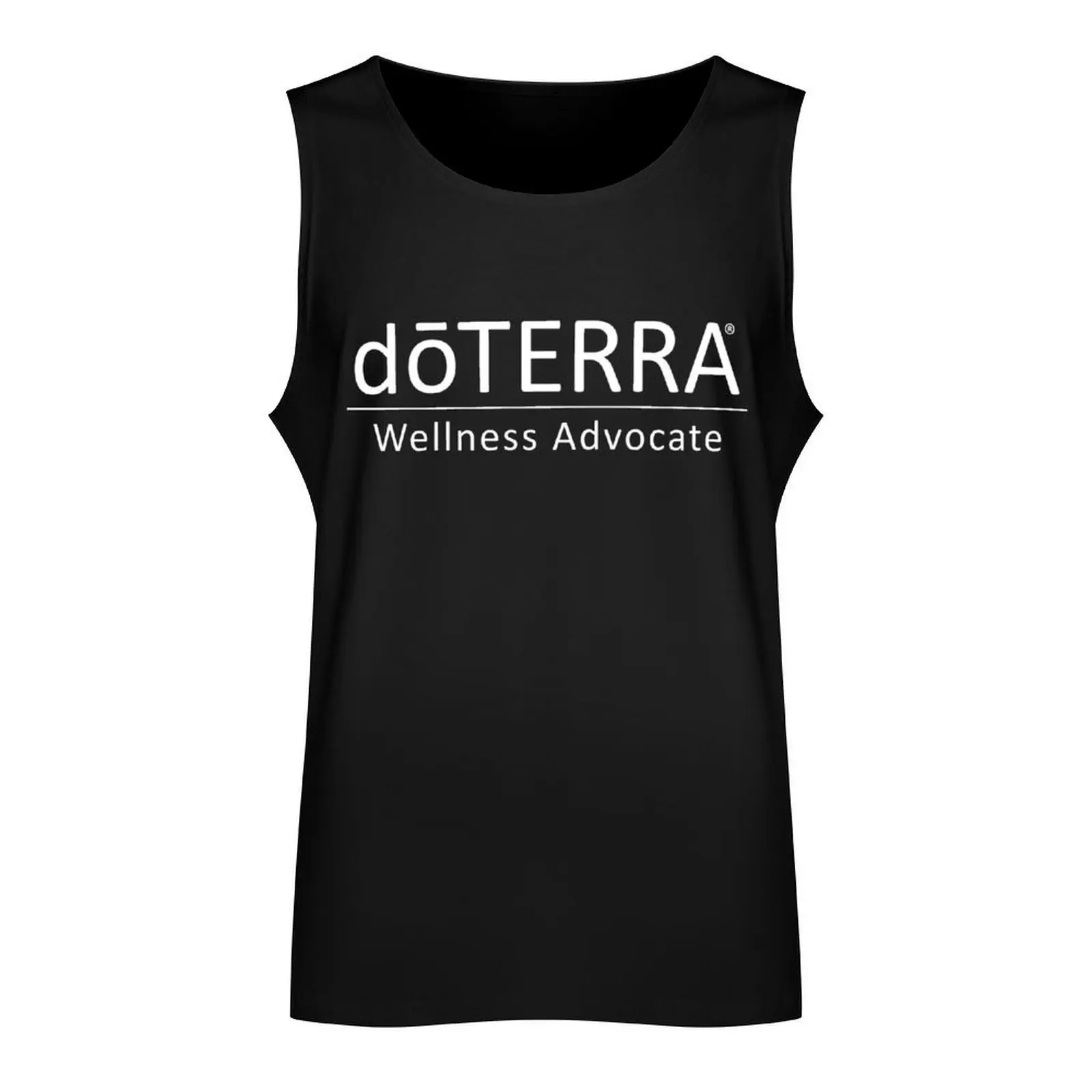 Doterra Wellness Advocate Essential Oil White Text Tank Top Men's cotton t-shirt bodybuilding men clothes muscle t-shirt