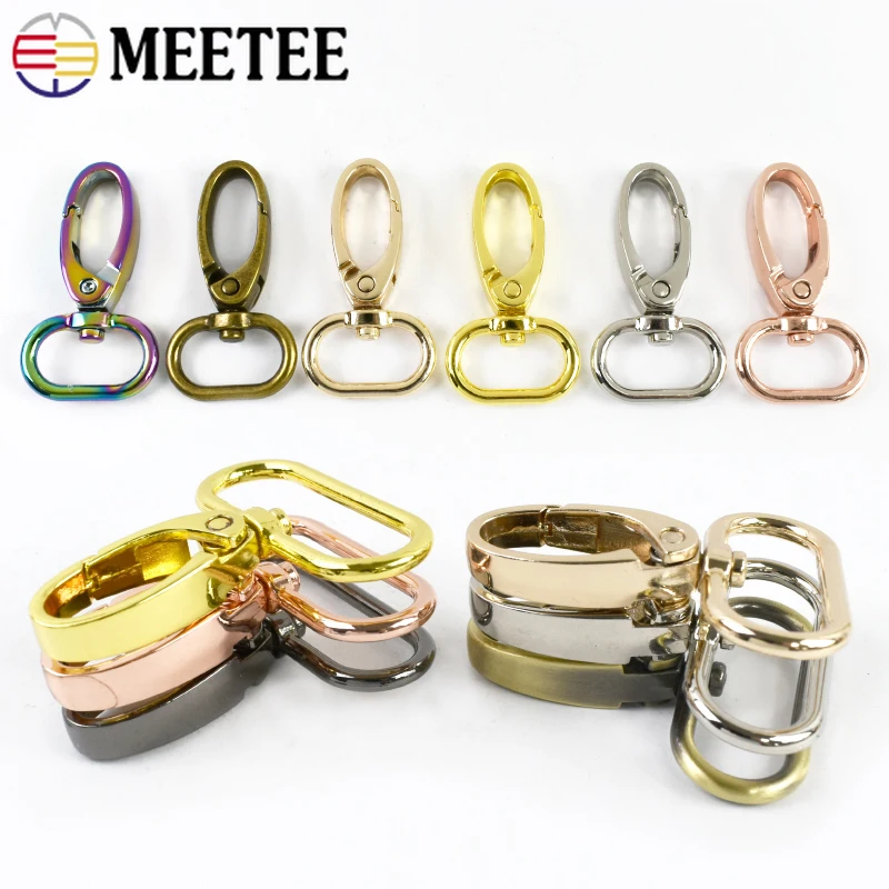 

10/20Pcs 20-38mm Metal Buckles Bag Strap Swivel Lobster Clasp Keychain Carabiner Clips Dog Collar Snap Hook Hardware Accessories