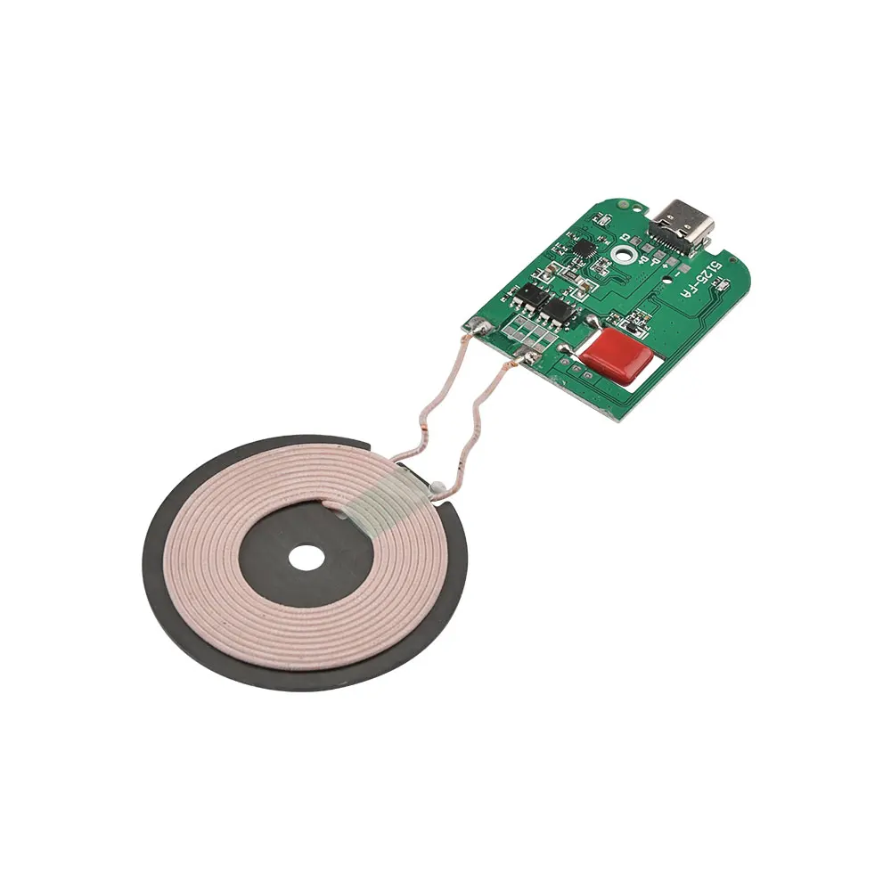 Universal Portable 5/10/15W Fast Charging Wireless Charger PCBA DIY Standard Accessories Transmitter Module Coil Circuit Board