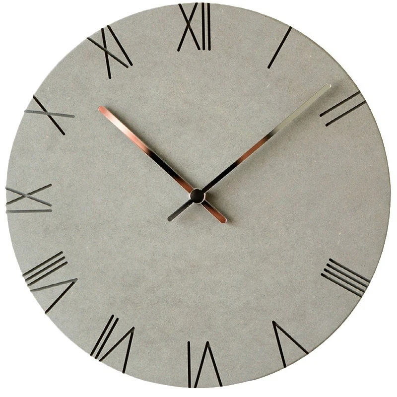 

Modern minimalist clock, wall clock digital round clock