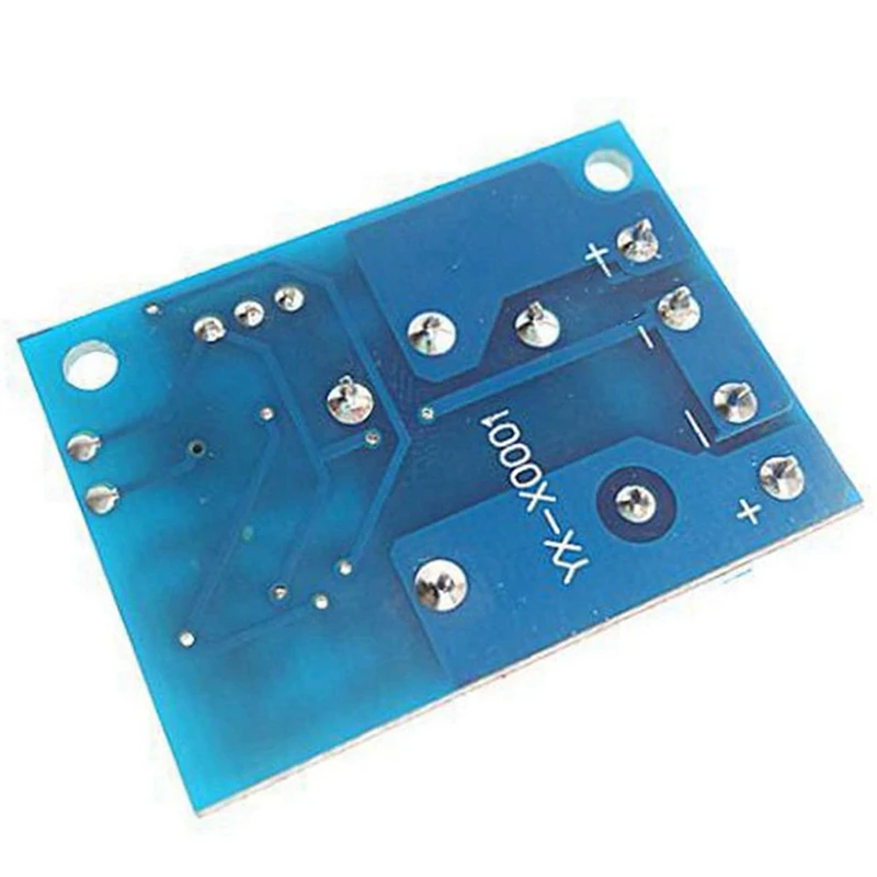 12V LED Inverter Rocking Rocker Switch ROUND SPST Blue With YX-X0001 DC 12V Battery Undervoltage Management Module