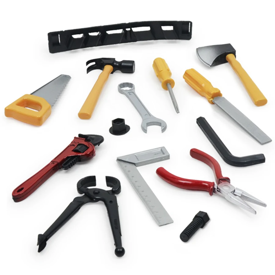 14 Stks/set Willekeurige Stijl Simulatie Reparatie Boorgereedschap Kinderen Spelen Speelgoed Plastic Onderhoudstool Schroevendraaier Kinderen Speelgoed