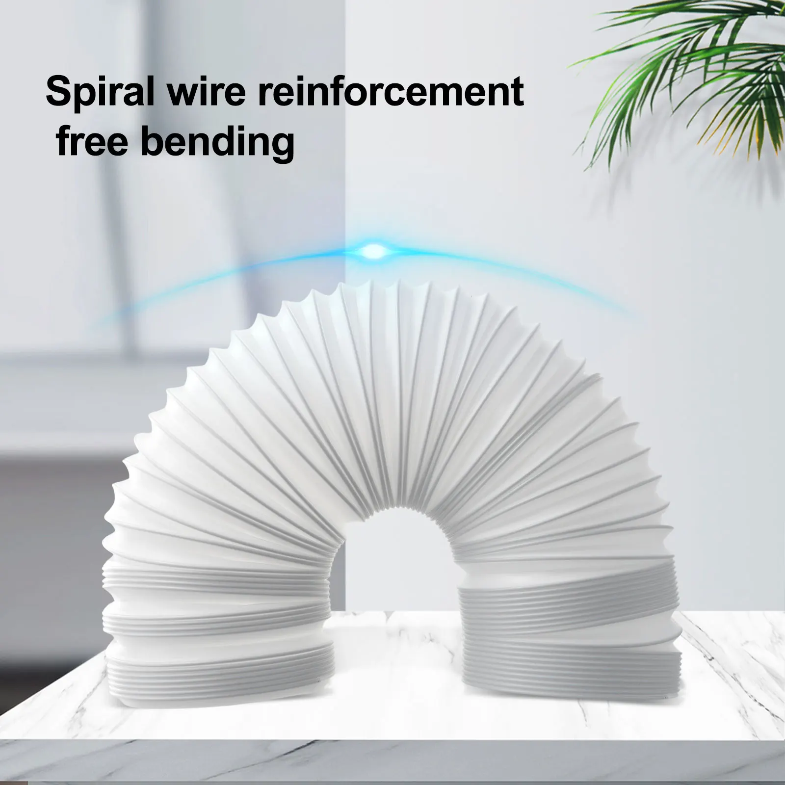 1 pçs tubo de escape de ar condicionado janela ventilação mangueira de escape acoplador ajustável janela vedação duto extensão tubo 1m para escape do carro