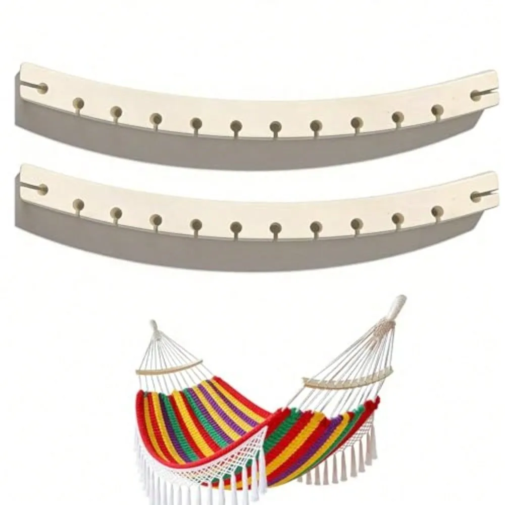 

Набор из 2 деревянных распорок для гамака, съемные распорки для подвешивания гамаков - разработаны для более плоской поверхности, идеально подходят.