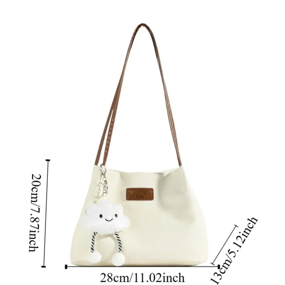 Милая женская сумка на плечо в корейском стиле, новый дизайн, большая вместительная сумка из искусственной кожи под мышками, однотонная сумка в стиле ретро для девочек