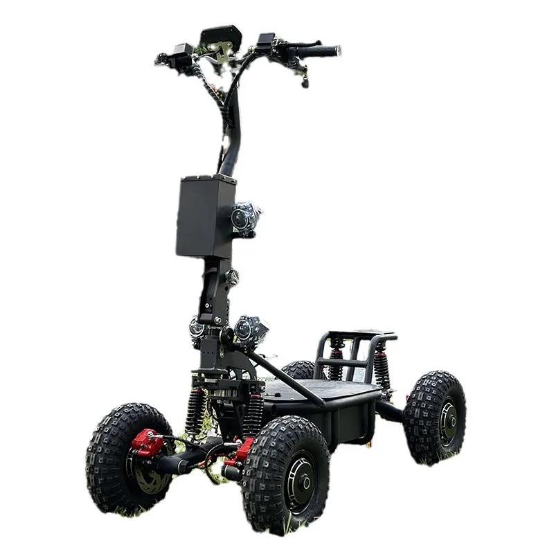 

14 inch four-wheel drive electric all-terrain vehicle off-road vehicle ATV four-wheel scooter high power long battery life folda