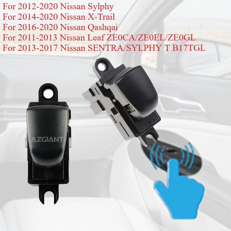 

Electric Power Window Switch Passenger for Nissan SENTRA Sylphy X-Trail Qashqai Leaf Window Switch Control Button #25411-1KL5A