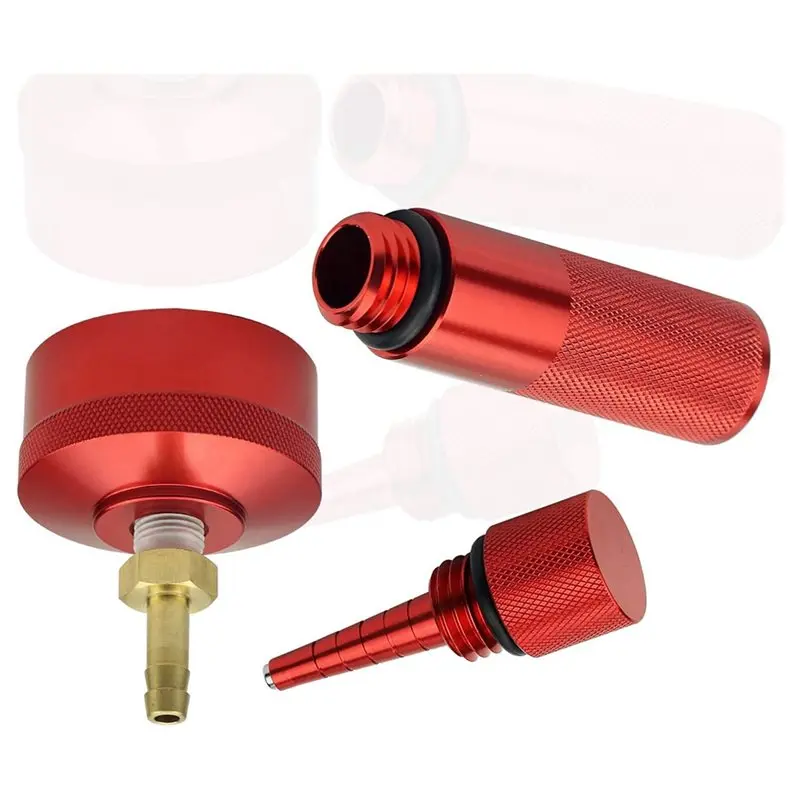 A25I-Magnetic Oil Dipstick Funnel Brass Hose Fitting Extended Run Gas Cap Change Replacement For Honda Eu2000i Eu1000i For Gener