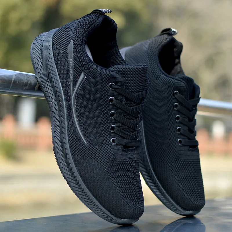 

Мужские кроссовки на платформе, новые, весенние, с мягкой сетчатой подошвой, дышащие, спортивные, нескользящие, универсальные, повседневные.