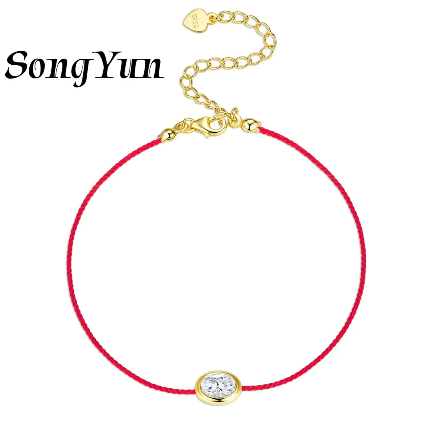 SONGYUN Luxury Jewelry 925 Sterling Silver Bracelet Moissanite Diamond Cuff Daytime Women 18K Real Gold Plated SYT Patent Bangle