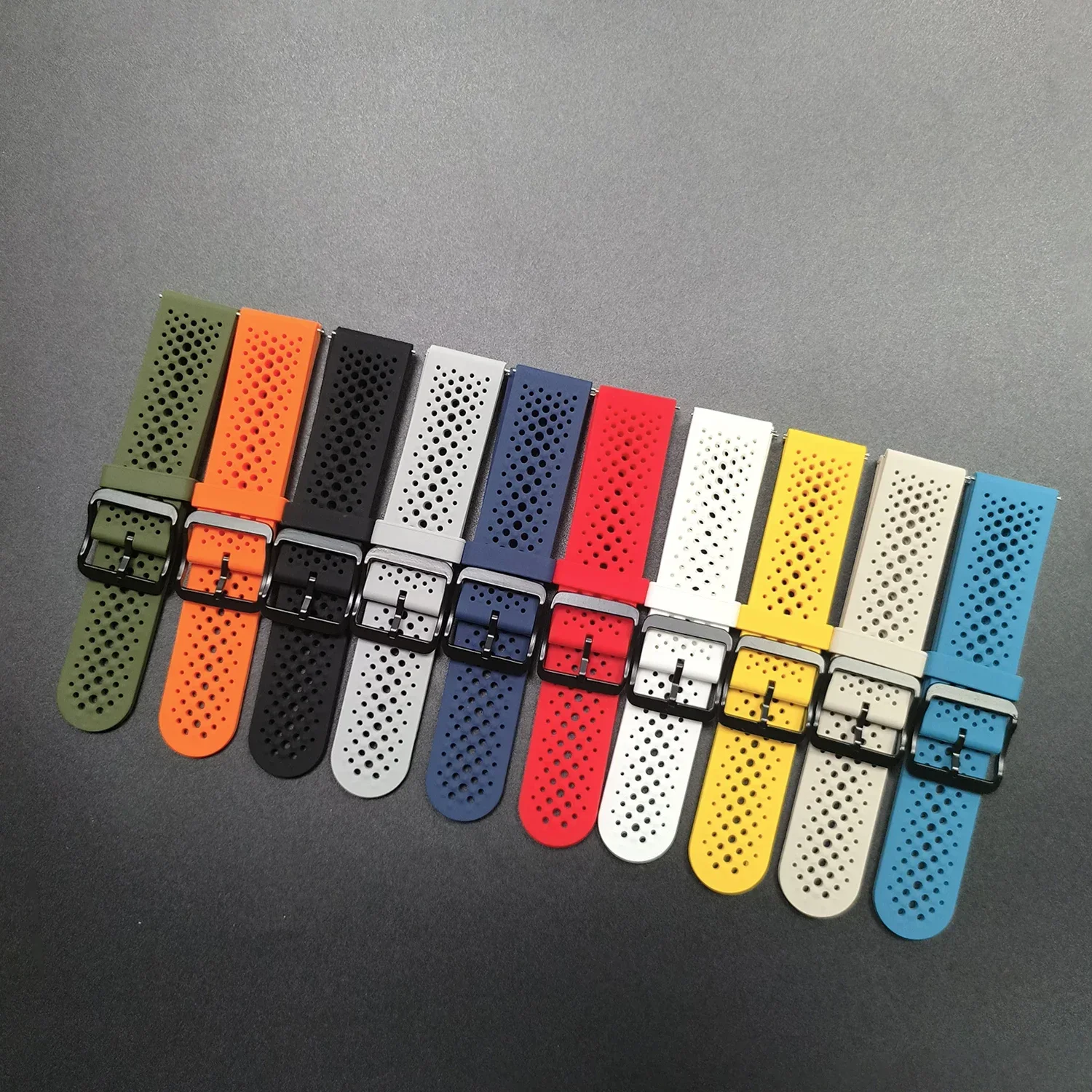 For Huami Amazfit Cheetah 2 Ultra 48mm Strap 22mm Silicone Watch Band For Amazfit Balance 2/GTR 4 3 2 2e/Bip 6 5 Max Bracelets