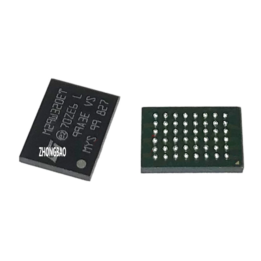 Flash NOR 3.3V 32M-bit BGA48, 10 pièces, livraison gratuite