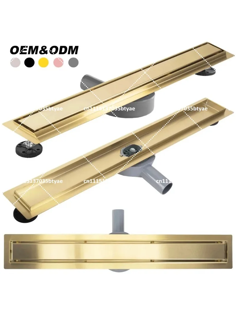 Popular 304 Stainless Steel Shower Drain with Hair Filter Floor Drain for Bathroom Tile Insert Drain