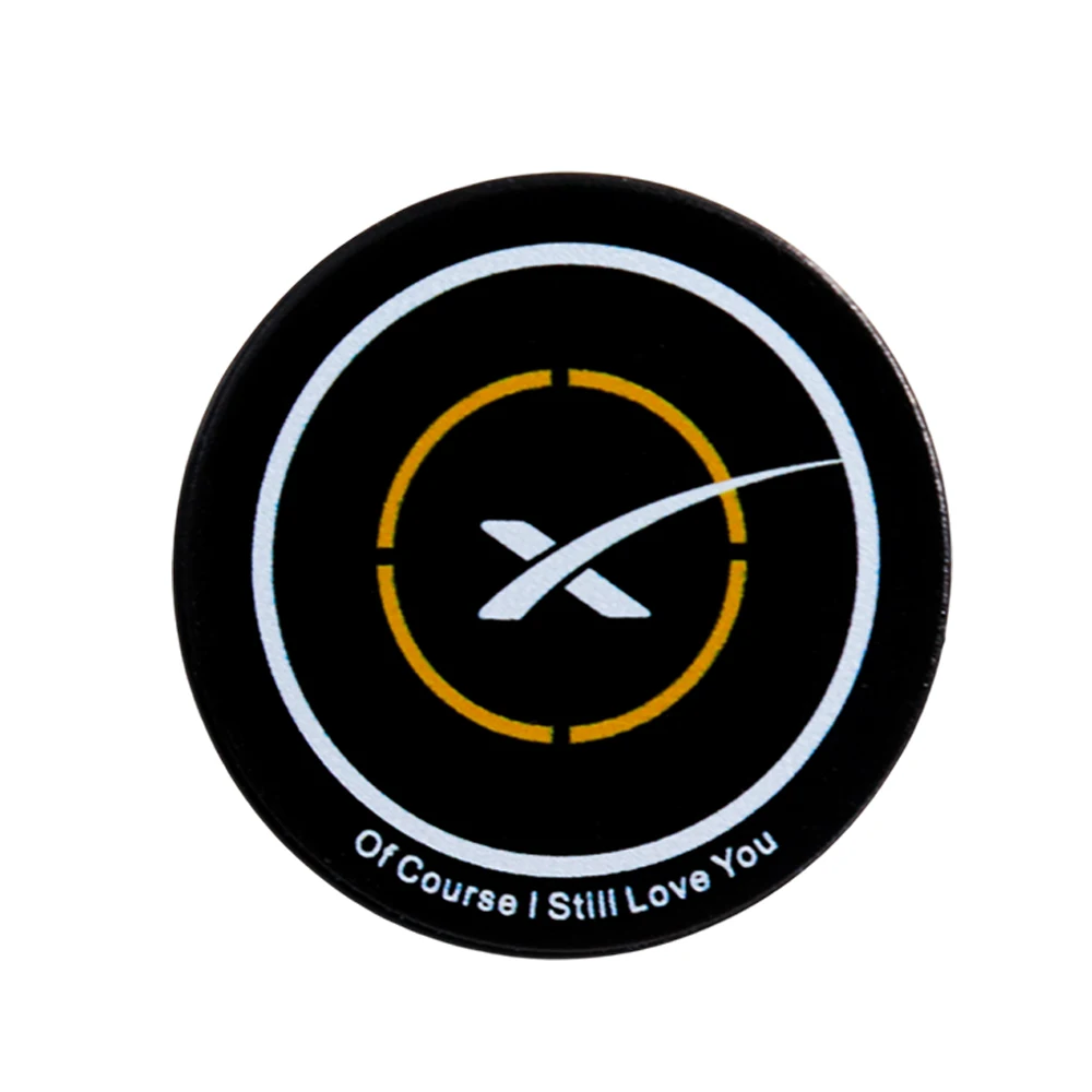 

Of Course I Still Love You Enamel Brooch Elon-Musk Rocket Recovery Technology Logo Lapel Pin Badge Accessories Collection