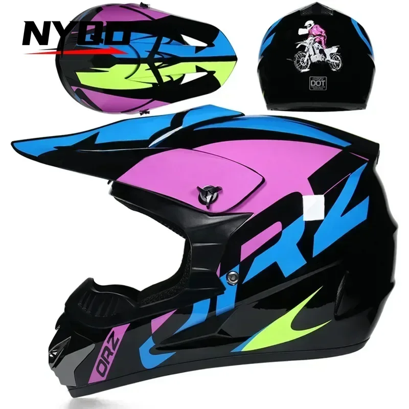 Star Cartoon Capacete para Crianças, Corrida de Motocicletas, Bicicleta, ATV, Dirt Bike, Downhill Cross, Motocross, Mais novos