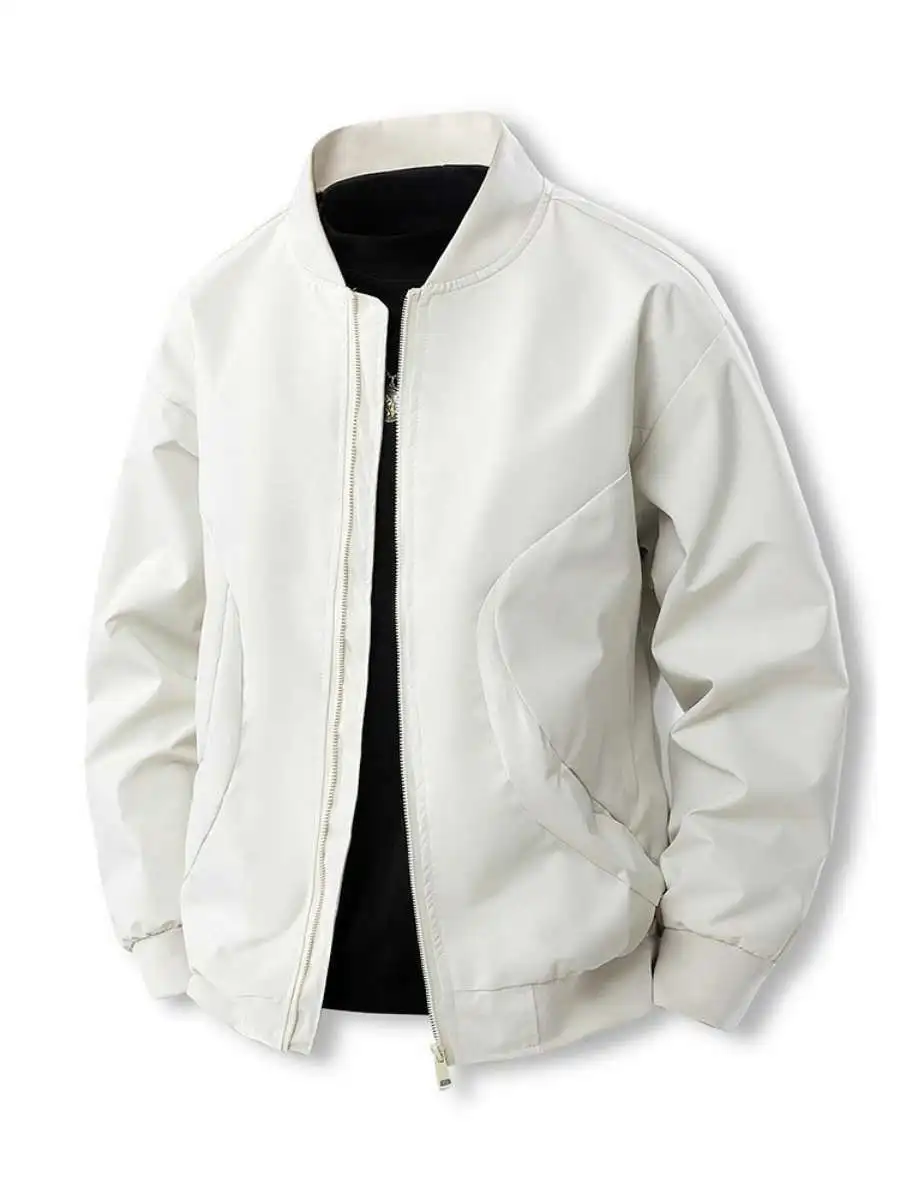 

Мужская бейсбольная куртка, тонкая, весенне-осенняя, новая, повседневная, в корейском стиле, для молодежи и студентов, высококачественная, из полиэстера