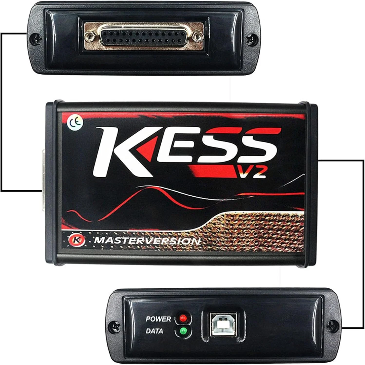 Kess V2 V5.017 Online Version Red PCB Support 140 Protocol No Tokens Limitation for Kess V2 OBD2 Manager Tuning Kit