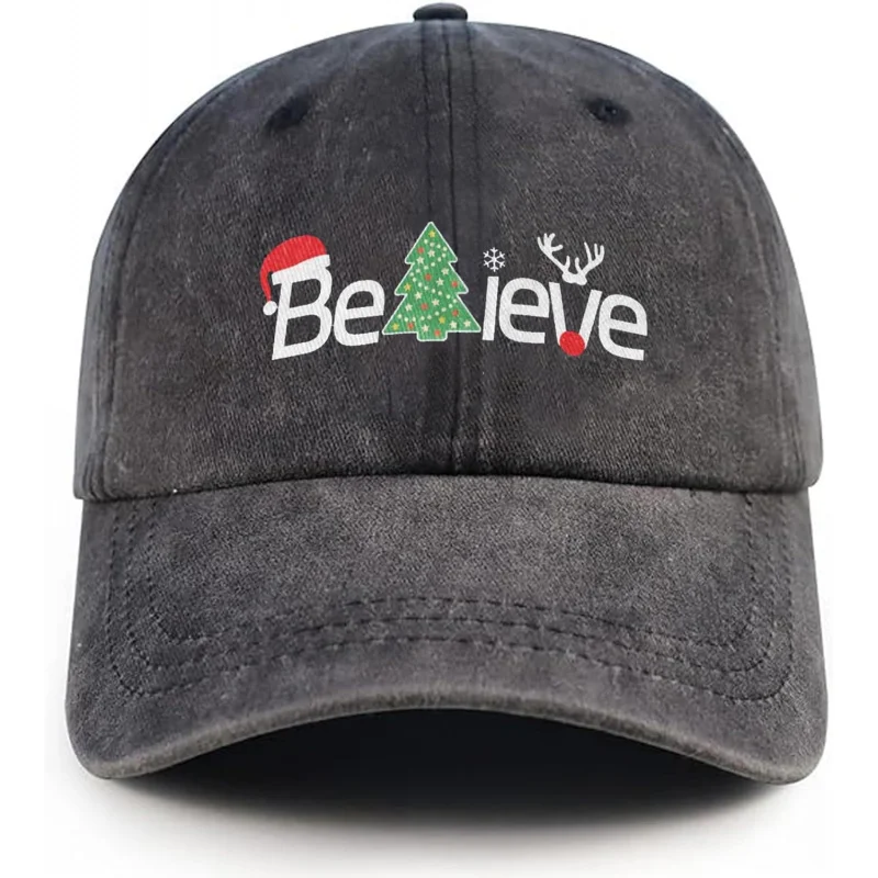 

Christmas Baseball Cap Christmas Hat for Men Women Unisex Adult Vintage Funny Adjustable Hats