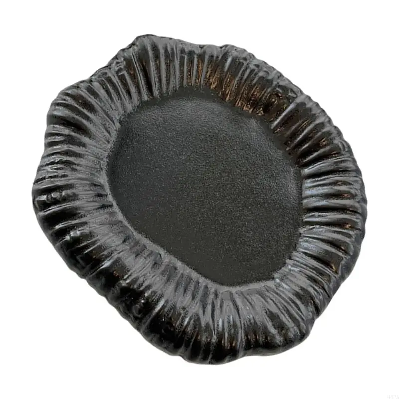 94PA طبق تخزين المجوهرات الخزفي الفني مع الأسطح غير السطحية لتزيين المنزل #4