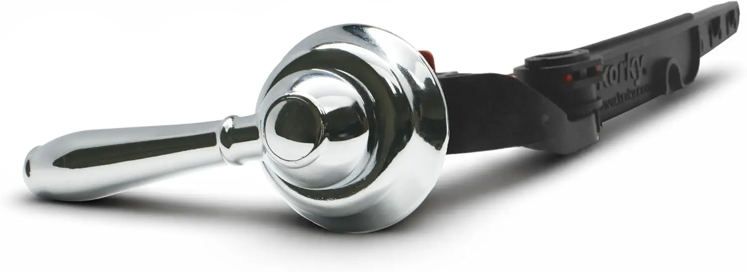 

Universal Toilet Tank Lever with Spring Return, Chrome, Fits Front Angled Side Left Right Mount Toilets