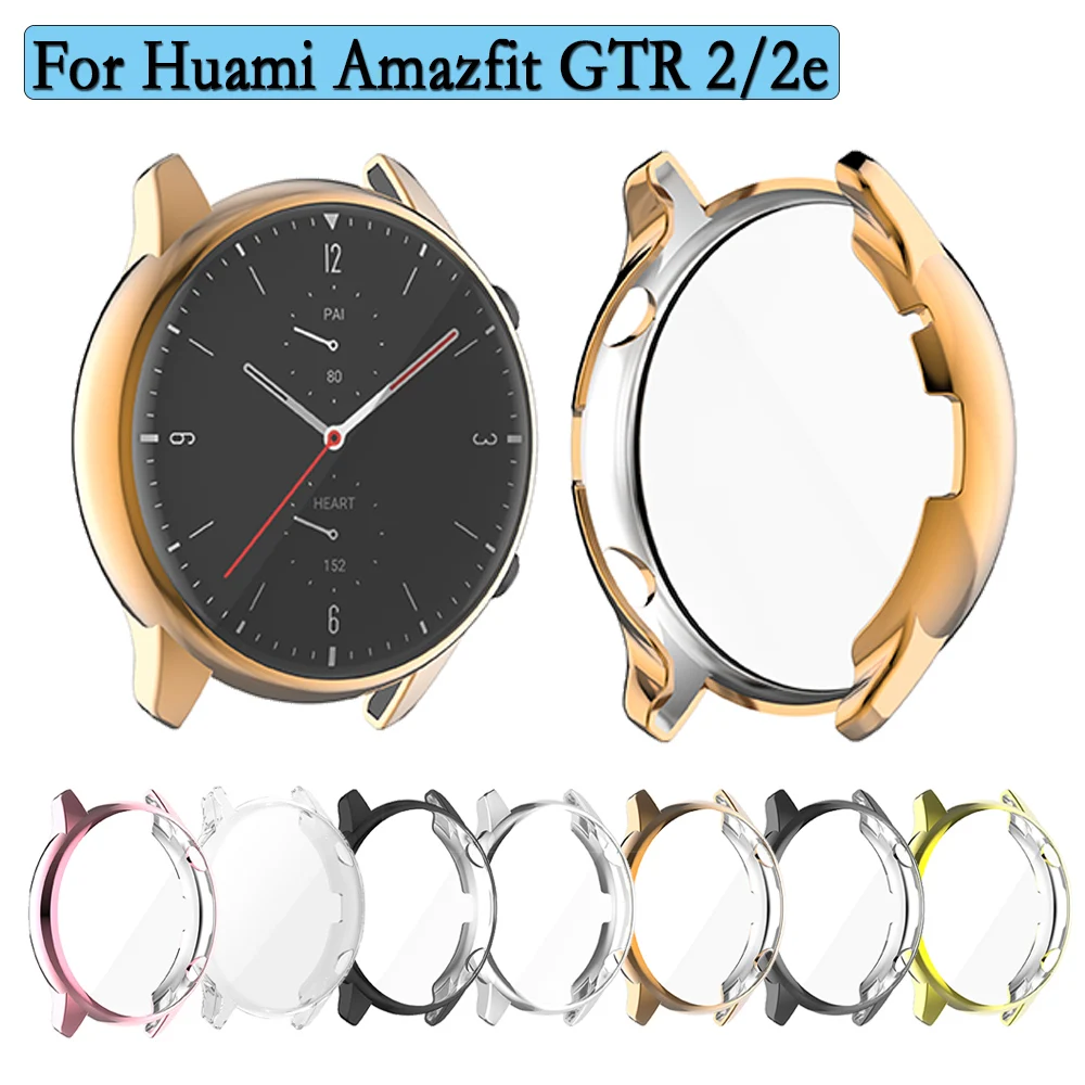 TPU Anti-Drop All-inclusive Protective Case For Huami Amazfit GTR 2/GTR 2e Protection Cover High-Quality Watch Shell Accessories