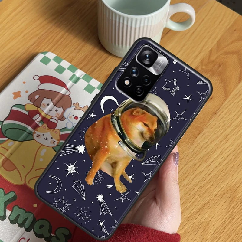 Doge Meme Cheems Fundas For Xiaomi Redmi 10C 9 9A 9C 9T Note 8 9 Pro 10S 11S Note 10 Pro Note 11 Pro Case