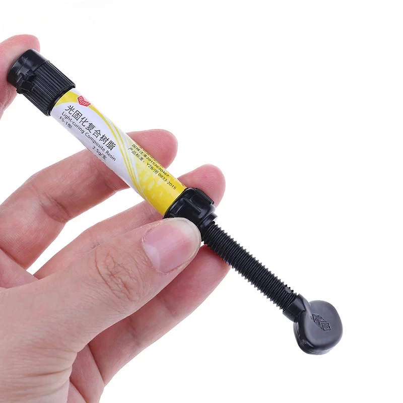 2.5g Dental Light Curing Composite Resin A1 A2 A3 Tooth Restoration Dental Materials Cavity Filling and Repair Dental Supplies view 4