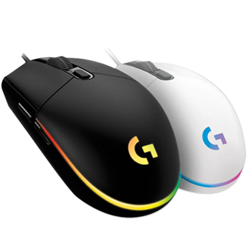 لوجيتك (G) G102 ماوس ألعاب RGB تصميم خفيف الوزن 200-8000 ديسيبل متوحد الخواص G102 الجيل الثاني ماوس كمبيوتر مريح #6