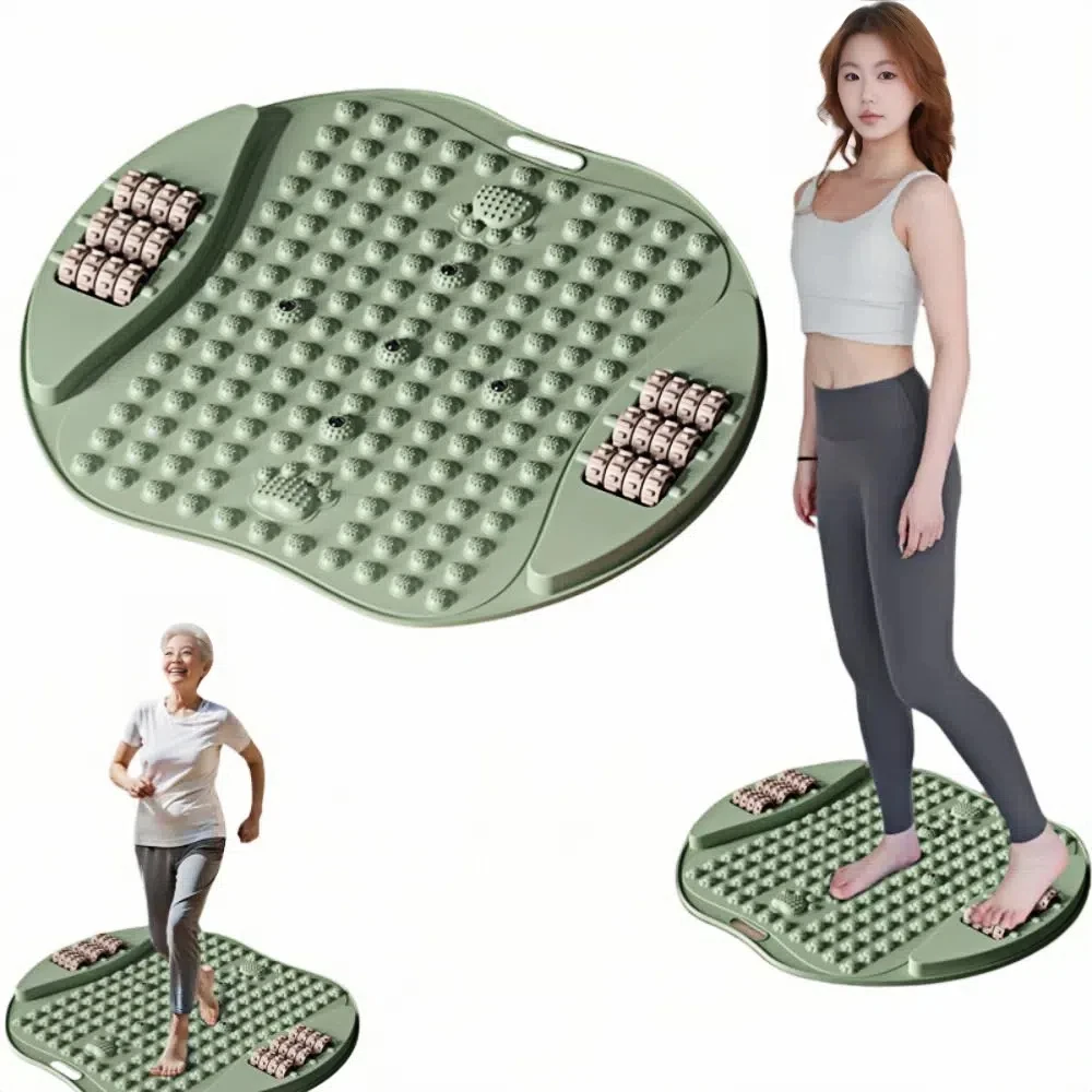 

Acupressure Foot Massage Pad Imitation Goose Stone Road Roller Health Walk Pad Pressure Relief Cat Paw Foot Pressure Board Home