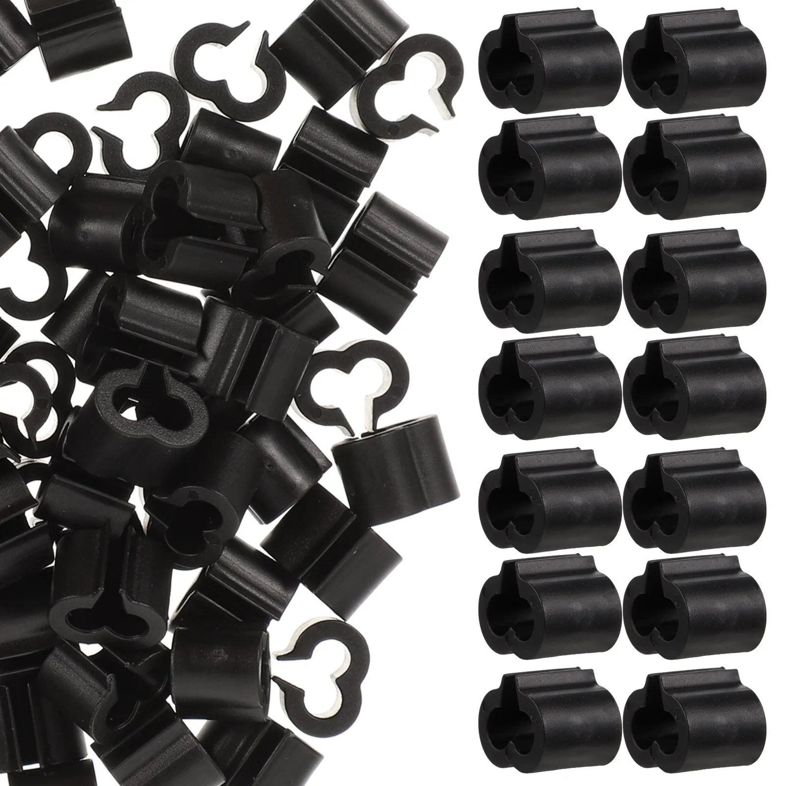 100Pcs Chair Foot Cover Clips Chair Leg Floor Protectors Furniture Feet Caps Smooth Quiet Furniture Glides Floor Protectors