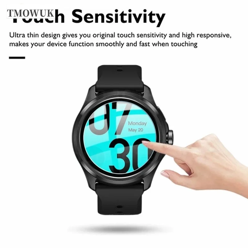 Voor TIC Watch Pro 5 Pro5 Enduro - Militaire kwaliteit 9H gehard glazen schermbeschermer met ultradun en schokbestendig