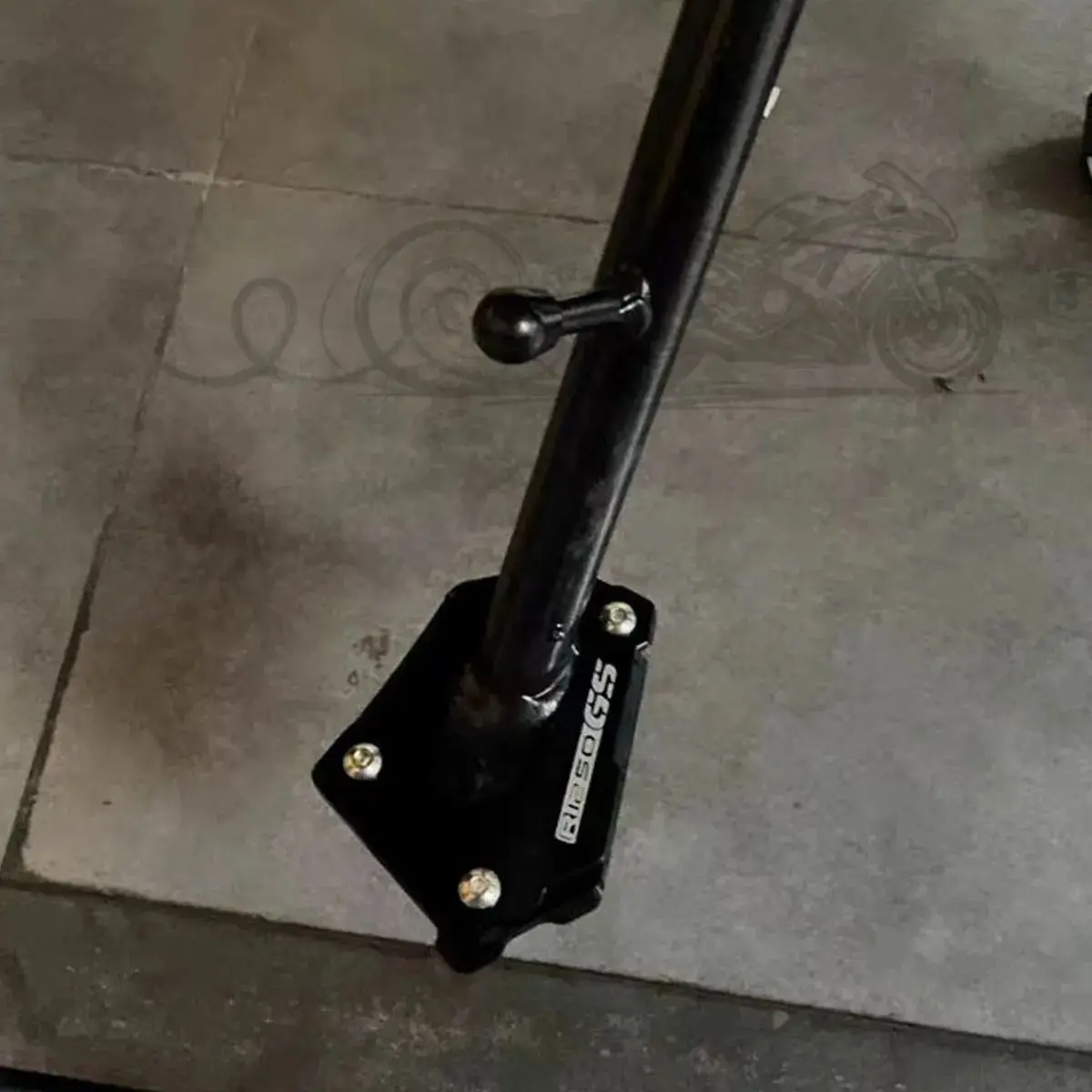 دراجة نارية مسنده القدم الجانب تمديد وسادة دعم لوحة تكبير حامل صالح لسيارات BMW R1250GS رالي HP R1250 GS 2018-2021 #2