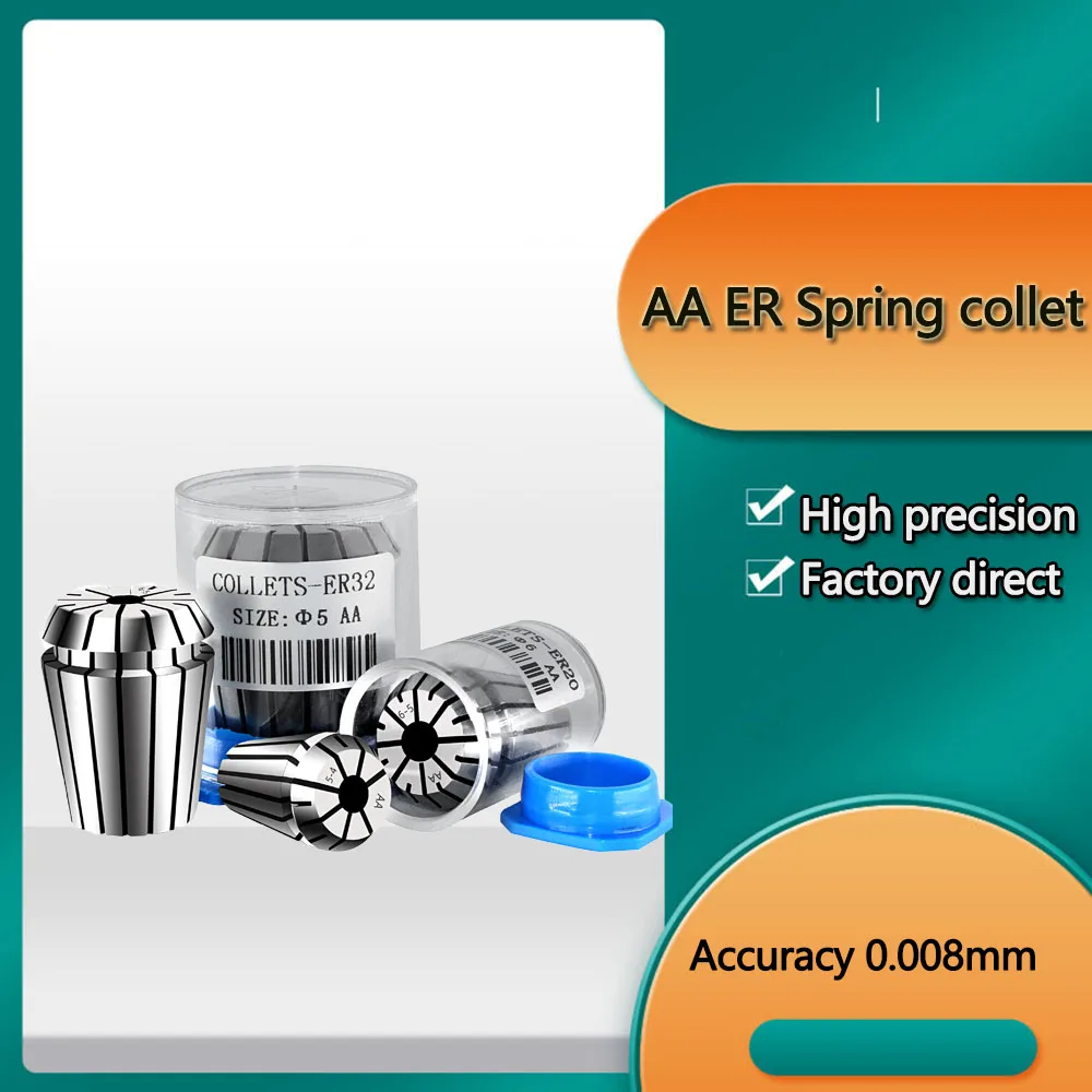High Precision Collet Grupo Er40 Mandril aa er Er40 0008 Mm26 mm Primavera Collet