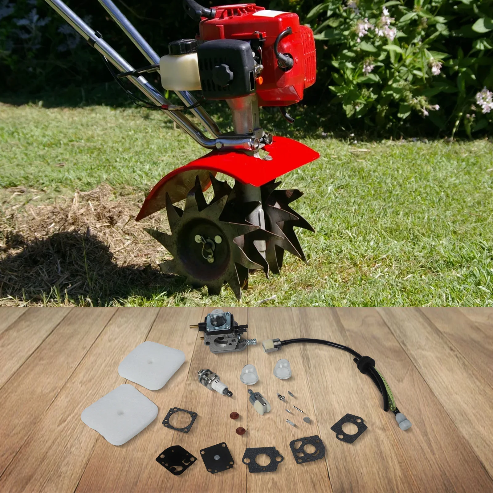 Carburateur haute Performance pour Mantis 7222 7225 7230 7234, motoculteur et cultivateur, moteur 2 temps de remplacement C1U-K54A 12520013123