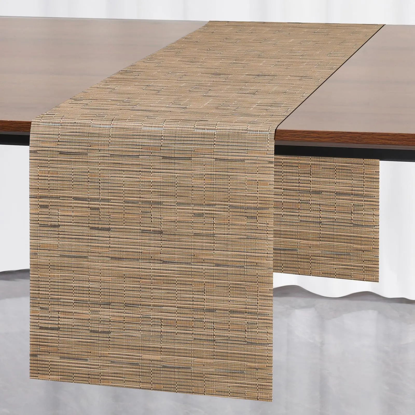 

Vinyl Table Runner Indoor Arbitrarily Cropped Runner for Table Non-Slip Heatproof for Home Party