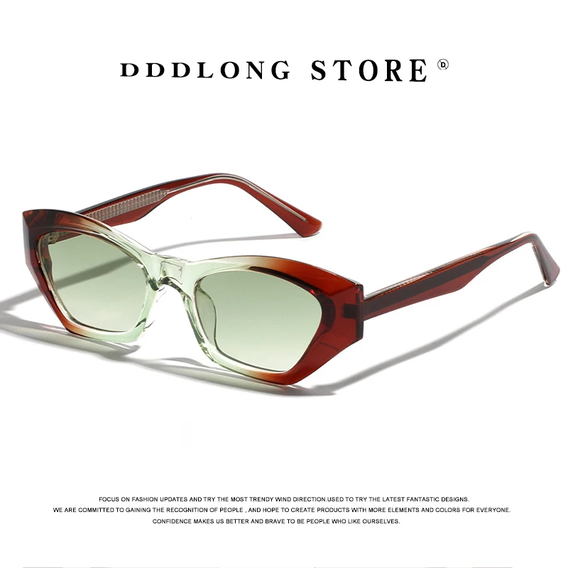 DDDLONG Retro Fashion Cat Eye Sunglasses Women Men Sun Glasses Classic Vintage UV400 Outdoor D388