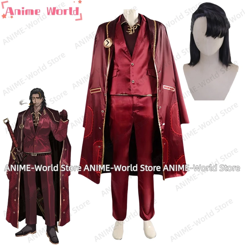 

《Custom size》New Anime Limbus Company Lei Heng Cosplay Costume Outfit Suits Halloween Adult Costumes Custom Wig