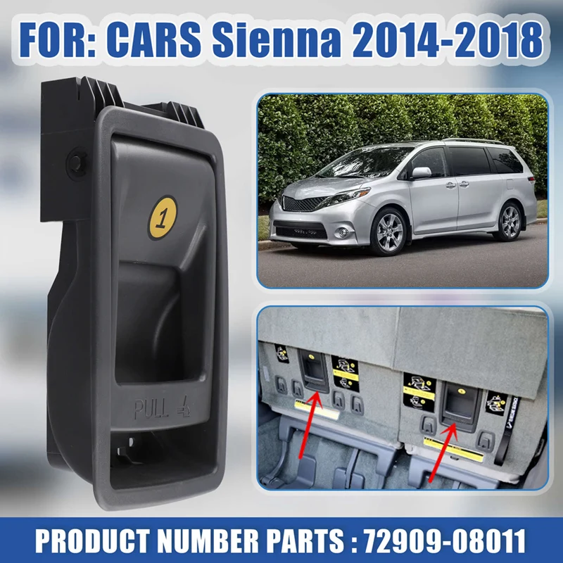 

Автомобильный переключатель для заднего сиденья 72909-08011 для Toyota Sienna 2014-2018