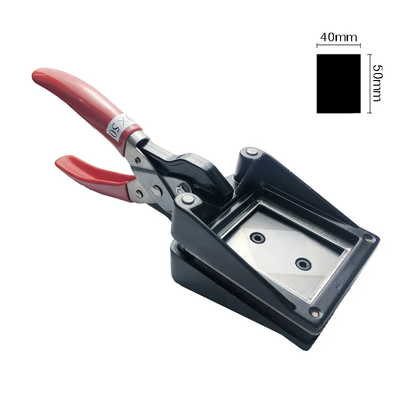 Manual Business Card Photo Die Cutting Machine 50*50mm Handheld Passport Manual ID Photo Cutting Machine