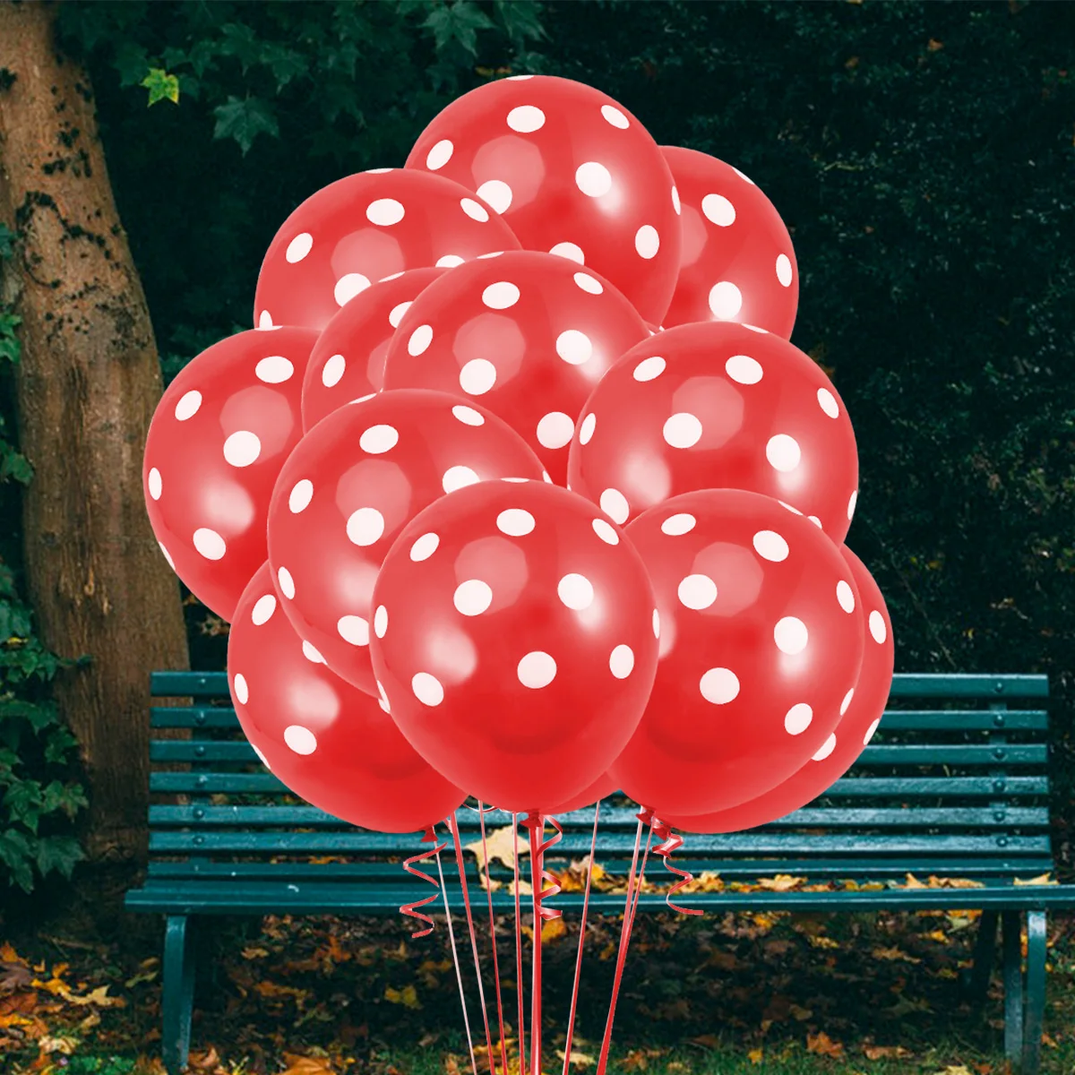 

25pcs Red Birthday Balloons Round Dots Wedding Latex Party Decorations Festivals Anniversary Balloon Accessories