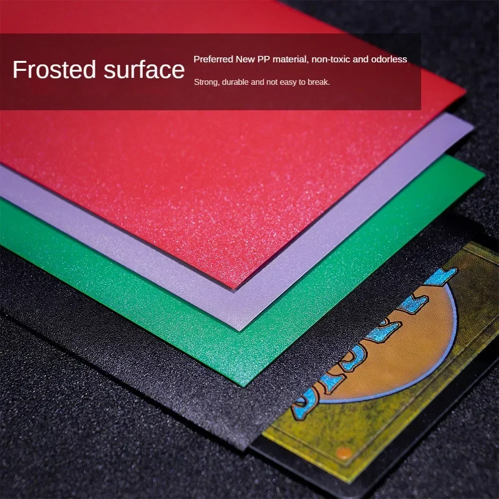 100PCS 66x91mm Matte Standard Größe Karte Ärmeln TCG Trading Karten Schutz Für Tarot Schild Brettspiele magische Abdeckung PKM