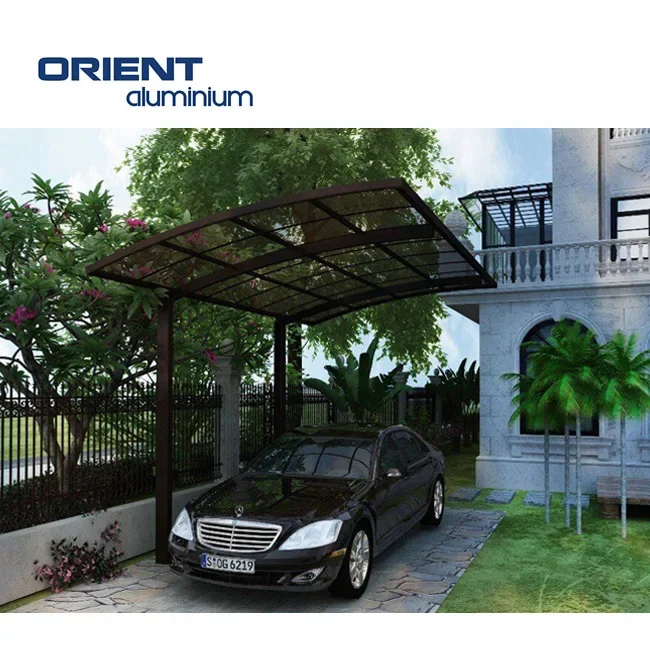 

Aluminum Frame Material and Garages, Canopies & Carports Type Car Garage Shelter