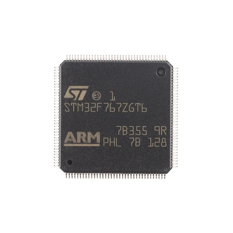 Original STM32F767ZGT6, LQFP-144 Package, ARM Cortex-M7 Core 32-bit Microcontroller MCU