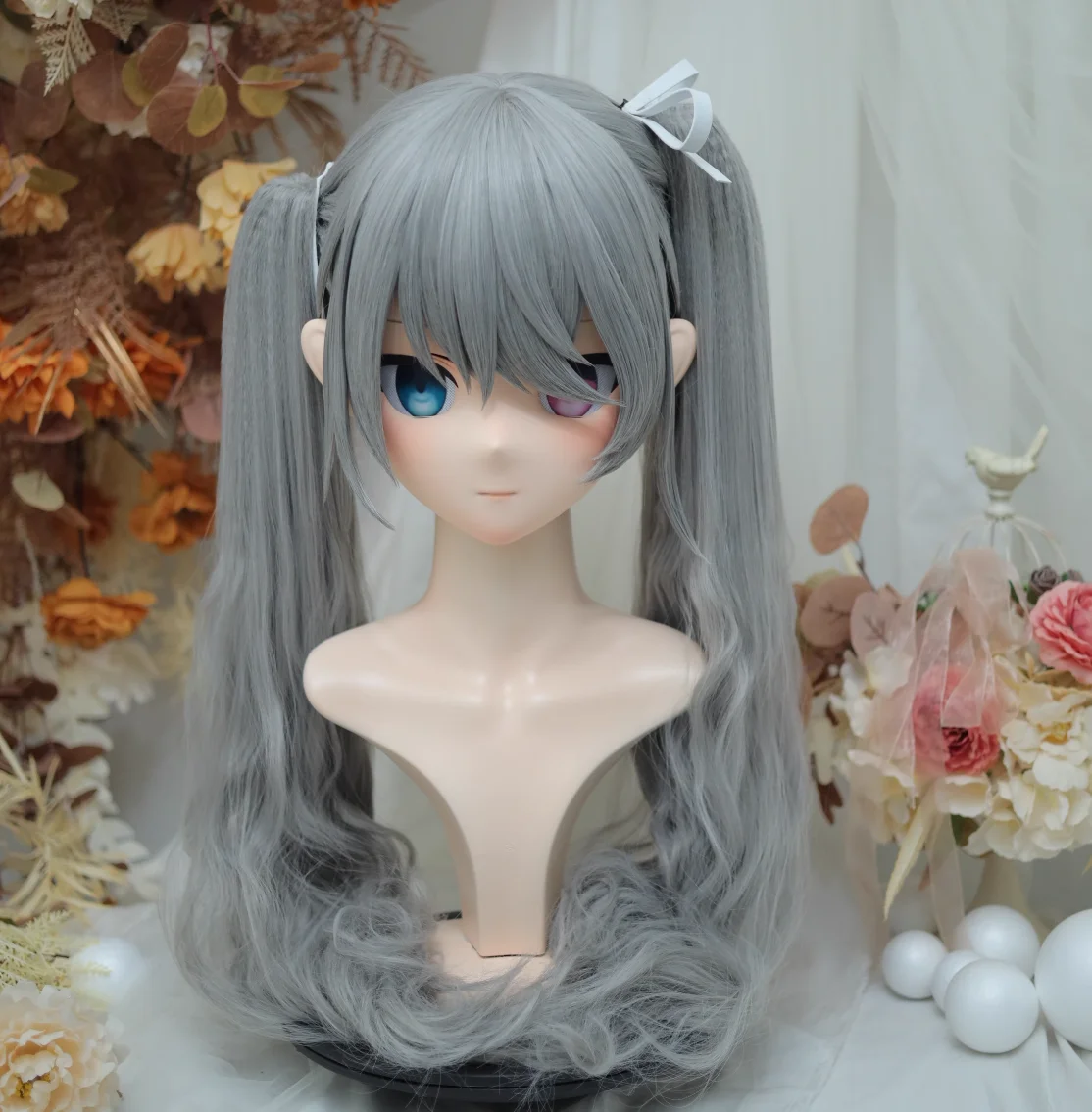 

(NFD311-37)Customize Full Head With Lock Pretty Female/Girl Japanese Animego Character Kig Cosplay Kigurumi Mask Crossdress Doll