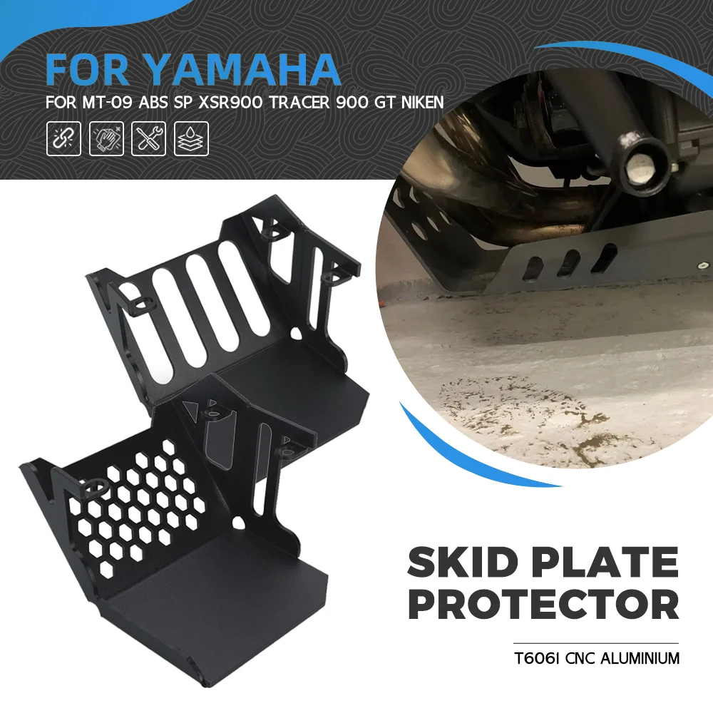 

For Yamaha MT-09 ABS SP XSR900 Tracer 900 GT NIKEN GT Motorcycle Skid Plate Engine Protector Guard Chassis Protection Cover MT09