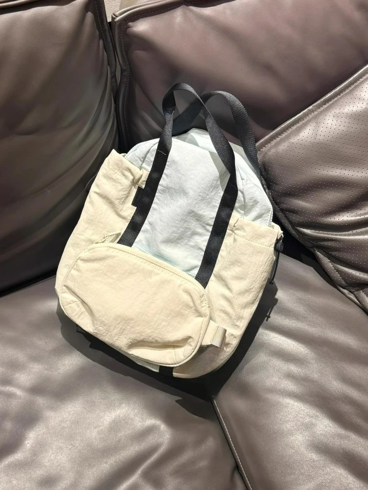 

Korean College Style Color Blocked Backpack with Large Capacity for Students Versatile Commuting Backpacks Causal Fitness Bag