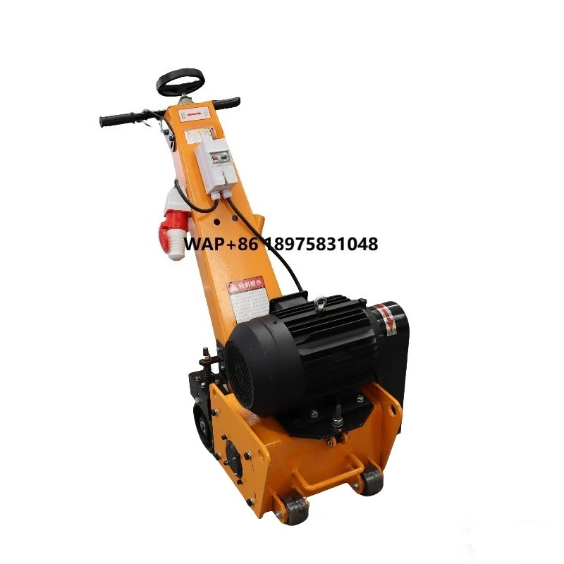 

Concrete floor scarifier, high performance handle miniature concrete milling machine