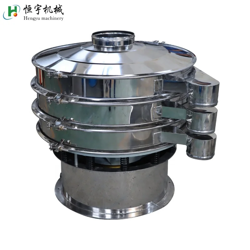 

Circular Vibro Sifter Sieve Shaker Separator HY 400-2000mm Size Rotary Vibrating Screen for Powder Granule Sieving